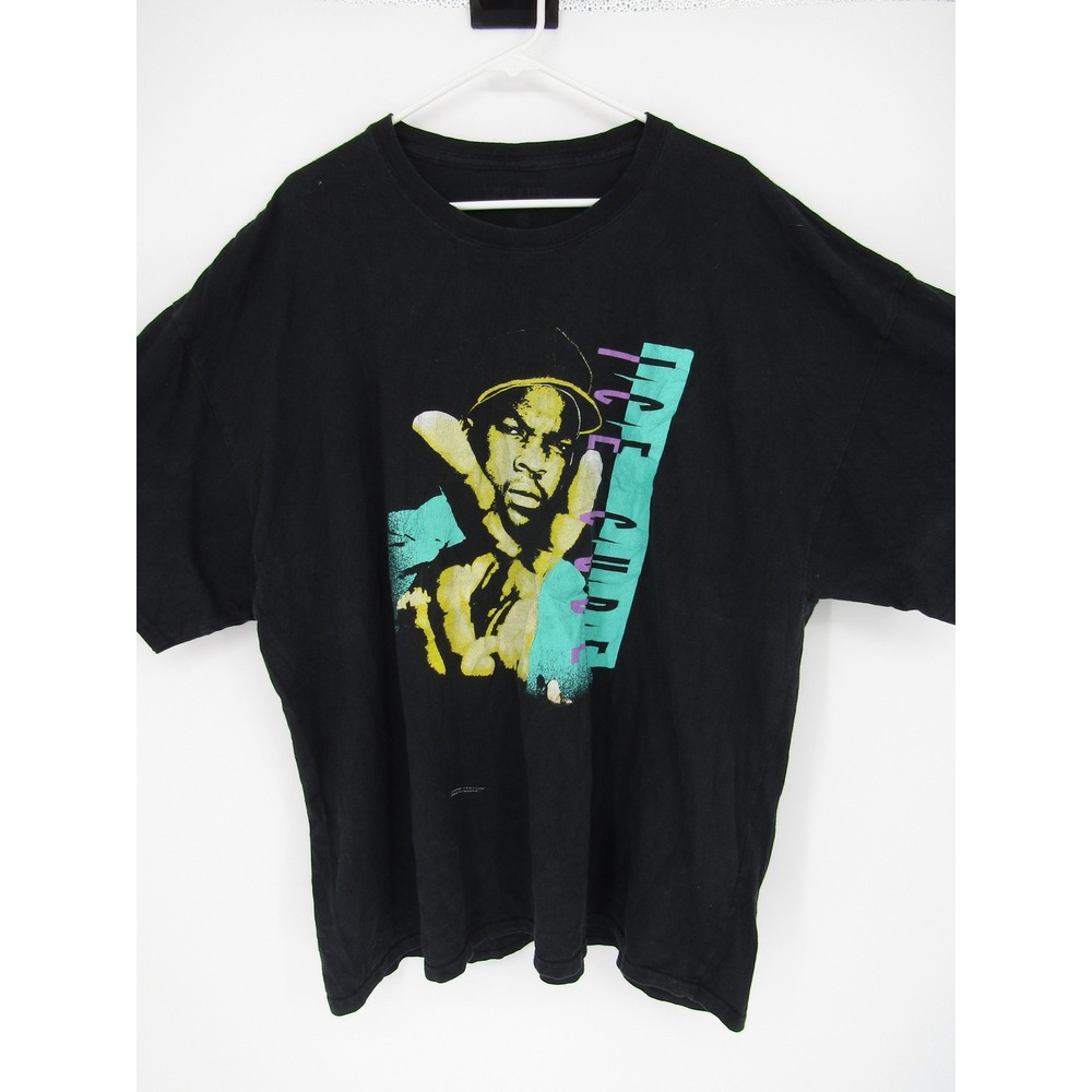 Ice Cube Graphic T-Shirt Mens XXL Black Short Sleeve Rap Tee Hip Hop Streetwear